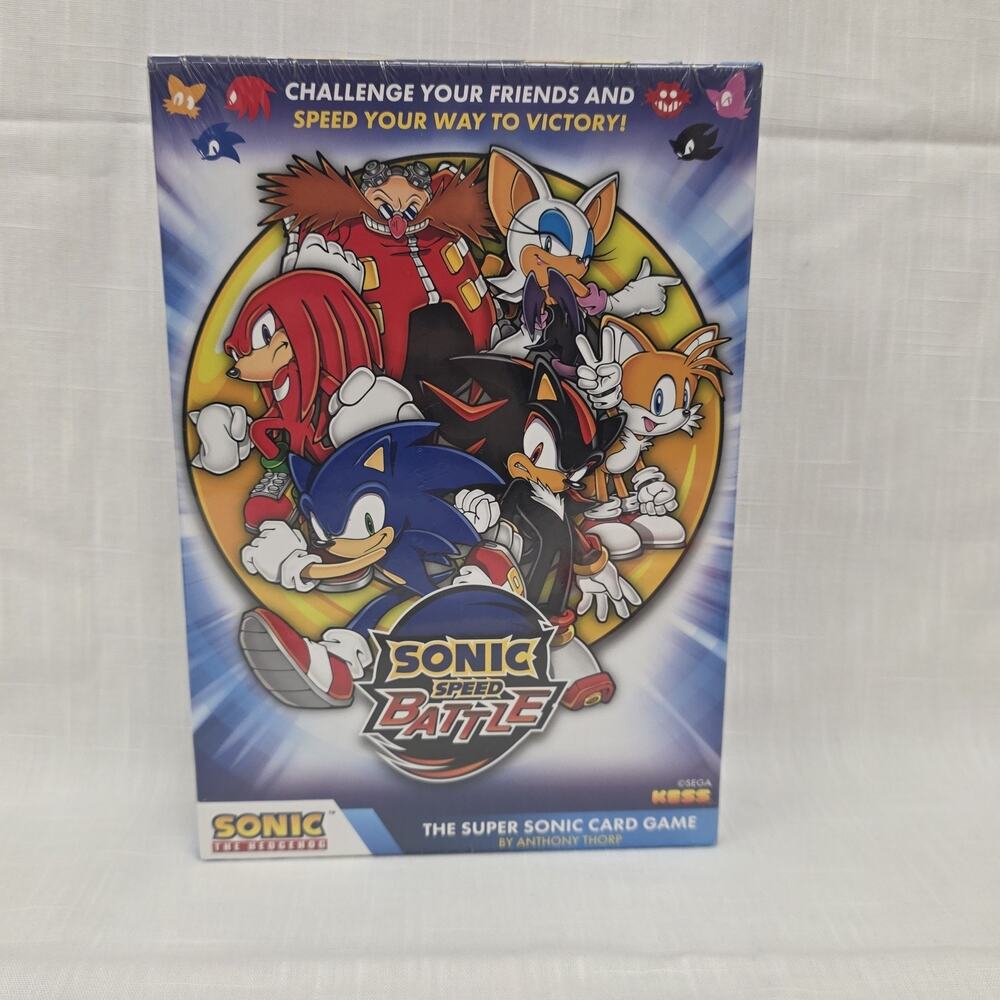 Sonic Speed Battle Card Game NEW Sealed KESS Sega Sonic the Hedgehog Board Game
